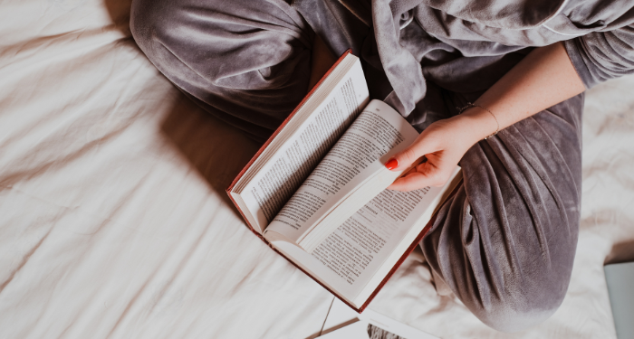 reading in bed