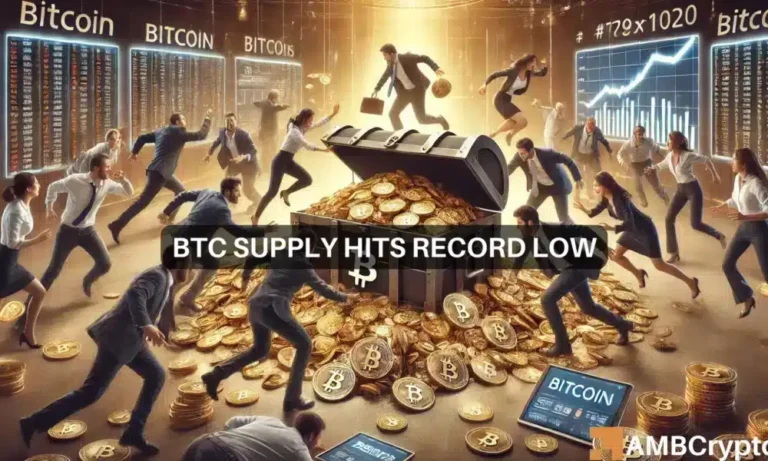 BTC supply hits record low 1000x600