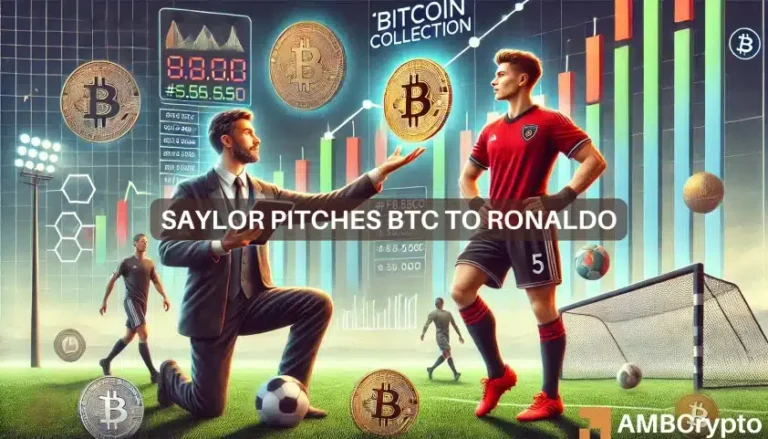 Saylor pitches BTC to Ronaldo