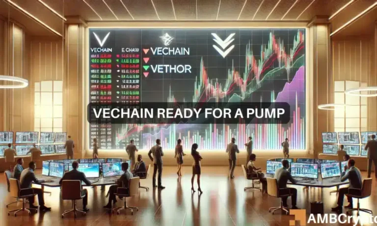 Vechain ready for a pump 1000x600