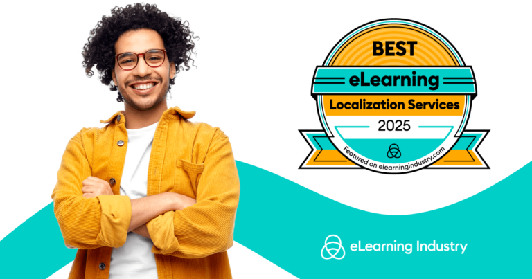 Best eLearning Localization Services 2025 Image With Badge