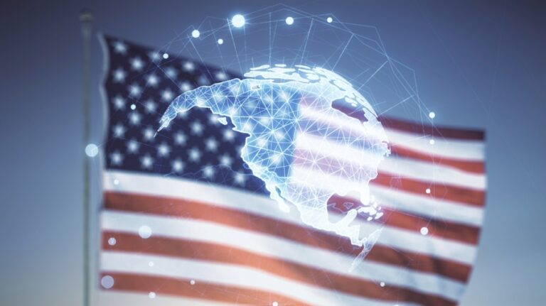 tech american flag AdobeStock 481387824